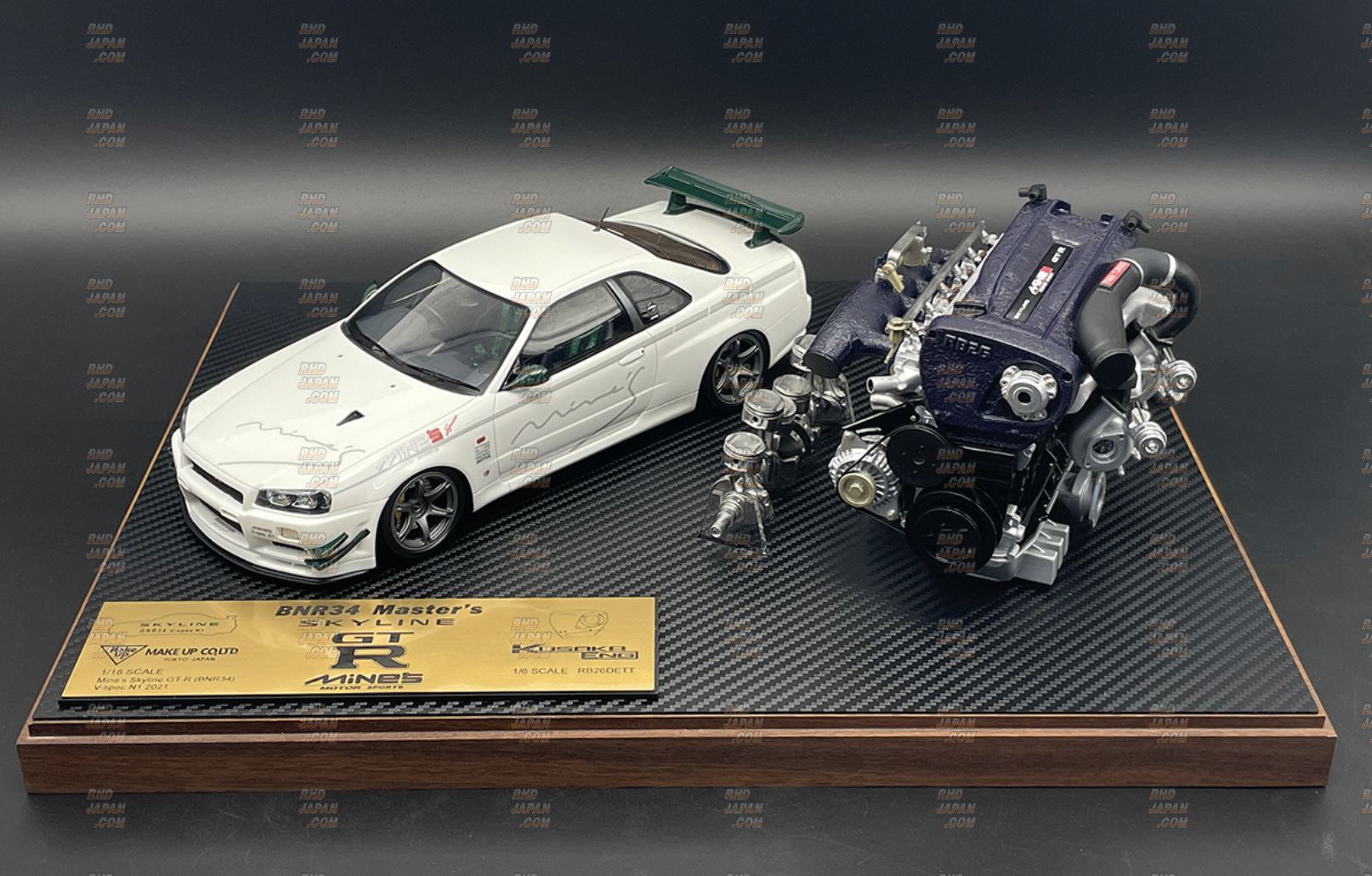 Kusaka Engineering MINE's BNR34 V-Spec N1 Master's 2021 with Power Core RAYS Wheels